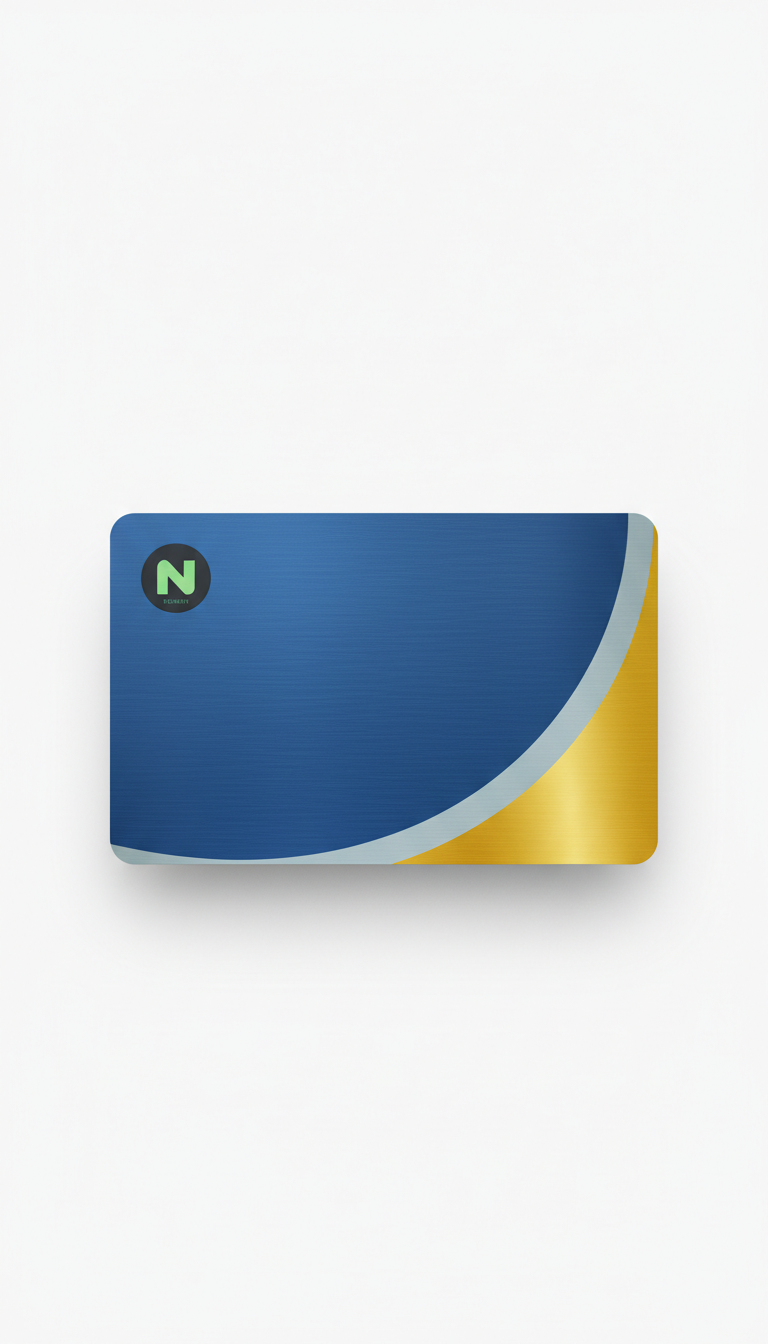 Brushed Metal NFC Review Card