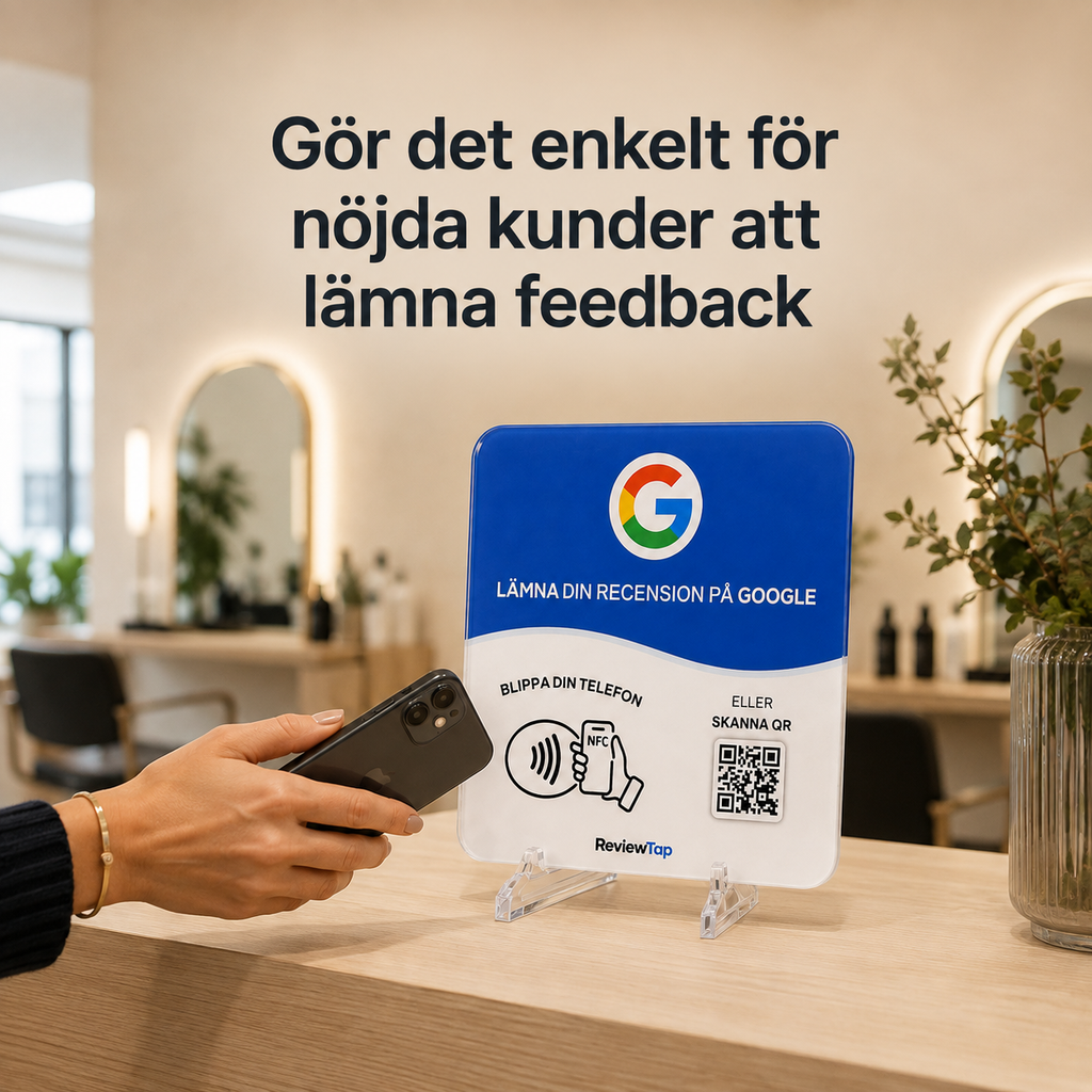 ReviewTap – Google-recensioner med ett blipp